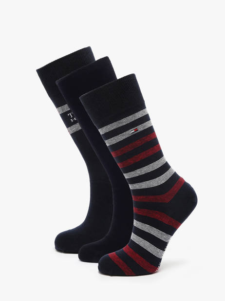 Herensokken 3 Paar Cadeaubox Tommy hilfiger Blauw socks 71235376
